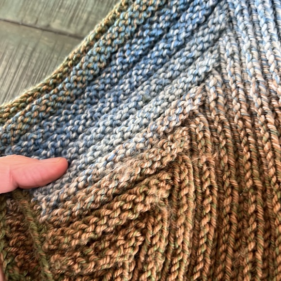 Hand Knit Wool Pixie Bonnet - Picture 4 of 5